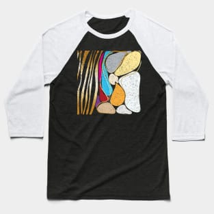 Beautiful Organic Minimalist Abstract Baseball T-Shirt